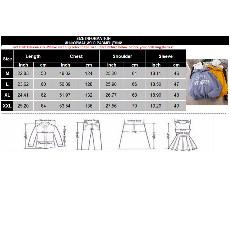 Женские толстовки большой размер Досуг с буквенным принтом с длинным рукавом с капюшоном пуловеры Повседневная Корейская толстовка Топы