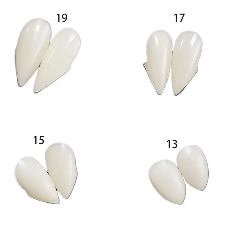 

Hot Sell 1 Pair Realistic Vampire Fake Teeth Grade Material Halloween Decoration