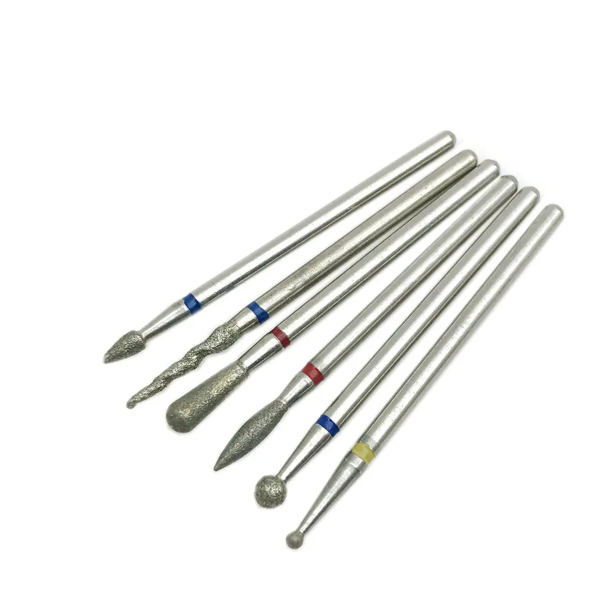 Billig NEUE 30 teile satz Dental Diamant bohrer Nagel Bohrer Fräser Rotary Bur Sauber Dateien Elektrische Maschine Nagel Kunst Maniküre werkzeuge