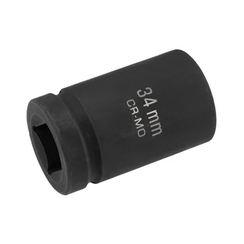 

uxcell 1-Inch Drive Impact Socket 6-Point Cr-Mo Metric 34mm to DIY Hand-making Automotive Repairs Household Maintenance etc.