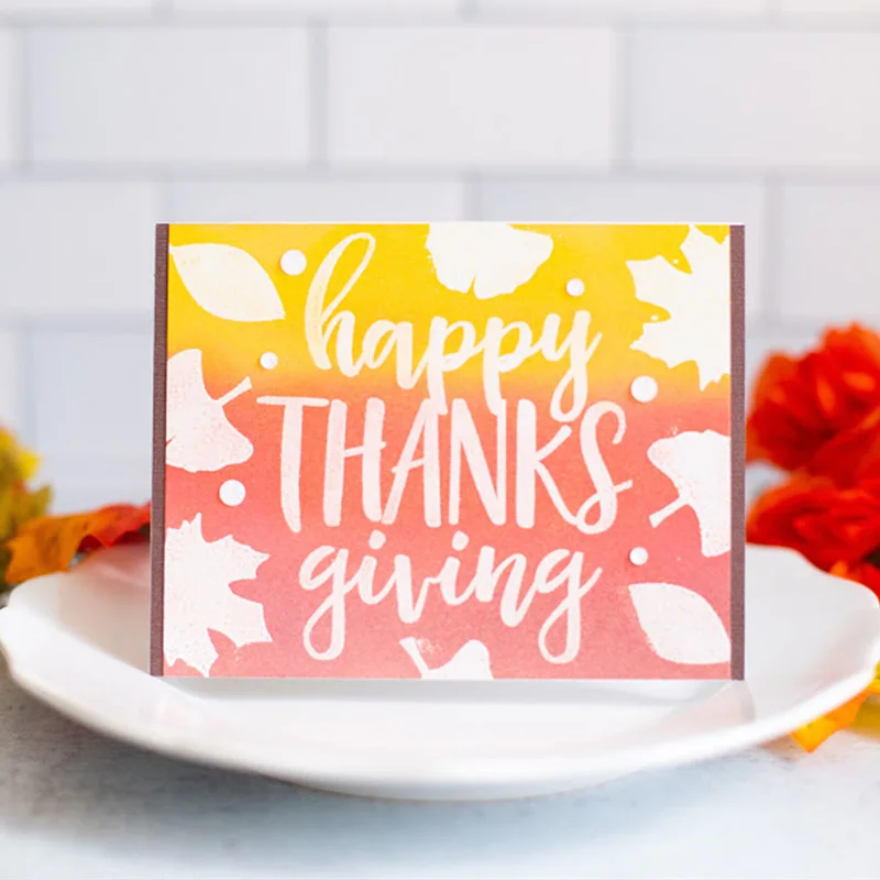 Слова счастливого Thinksgiving прозрачные штампы для скрапбукинга и бумажных открыток новые штампы