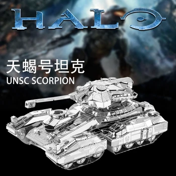 

Full Metal DIY Construction Mini 3D Jigsaw Alloy Assembling Model Scorpio Tank Military Model Toy