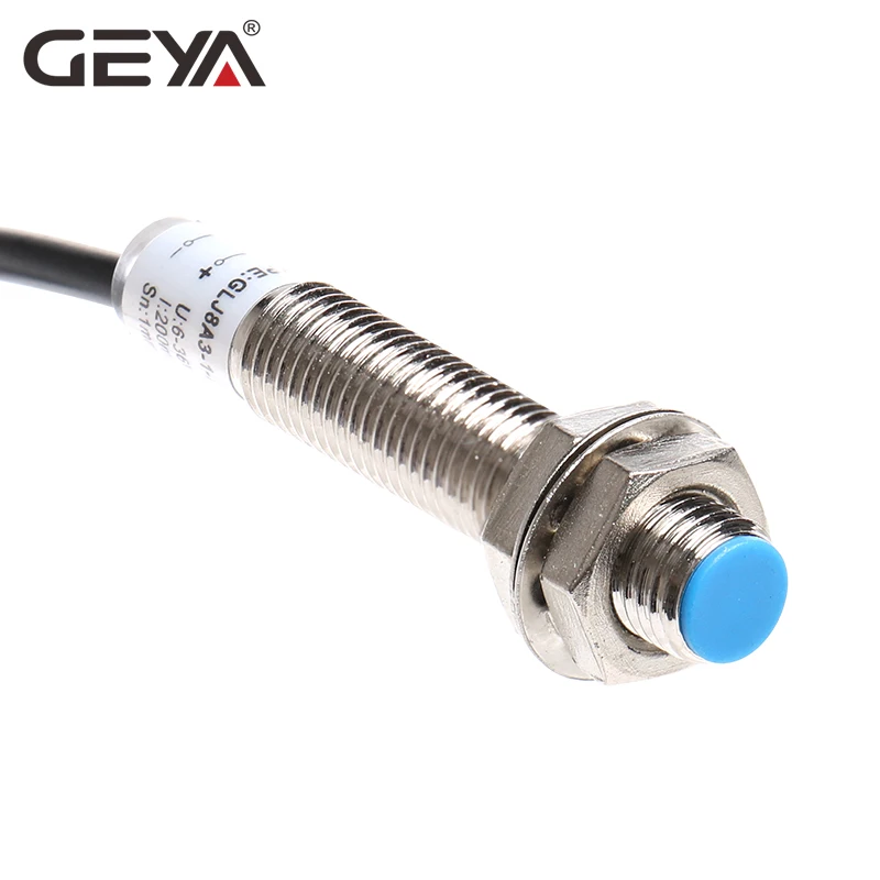

GEYA 1mm Sensing Distance Inductive Proximity Sensor Detection Switch NPN PNP DC 10-30V Proximity Switch DC 3 Wire