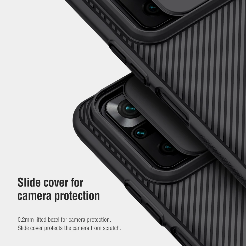 Redmi Note 9 Pro Case Nillkin Slide Camera Protection Cover for Xiaomi Redmi Note 10 Pro Max 9S 10S 4G 5G Casing