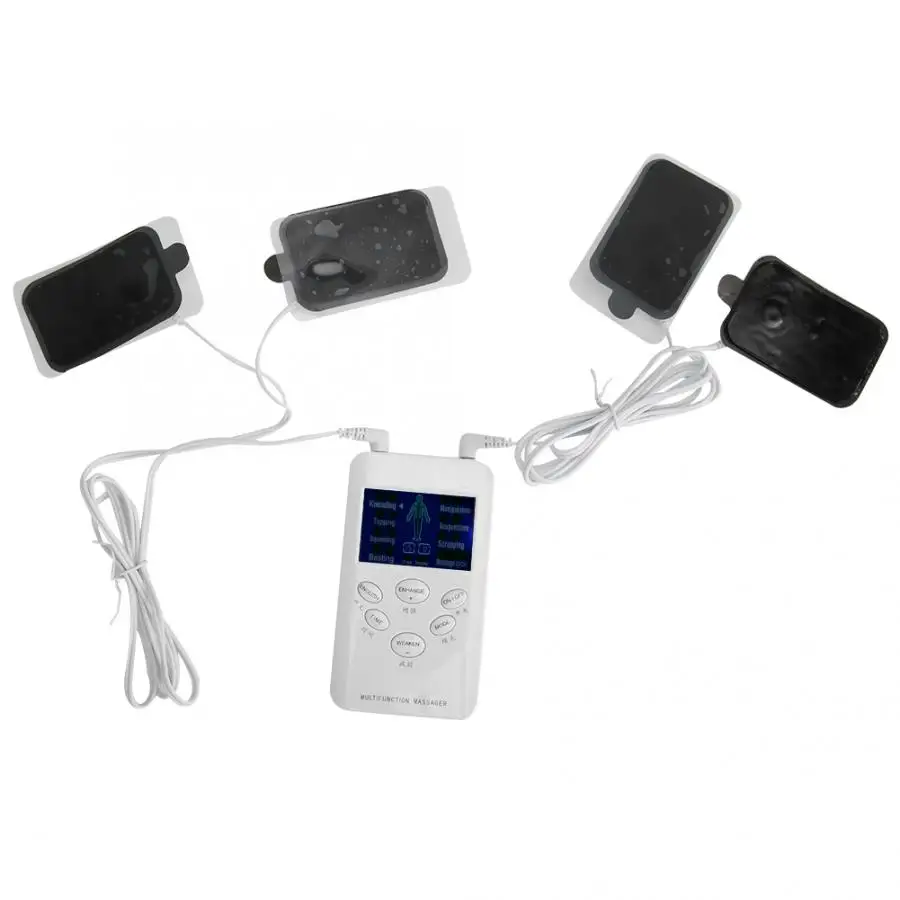 Usb зарядка цифровой массажер для пульс-терапии боли в мышцах физиотерапия инструмент Massagem l