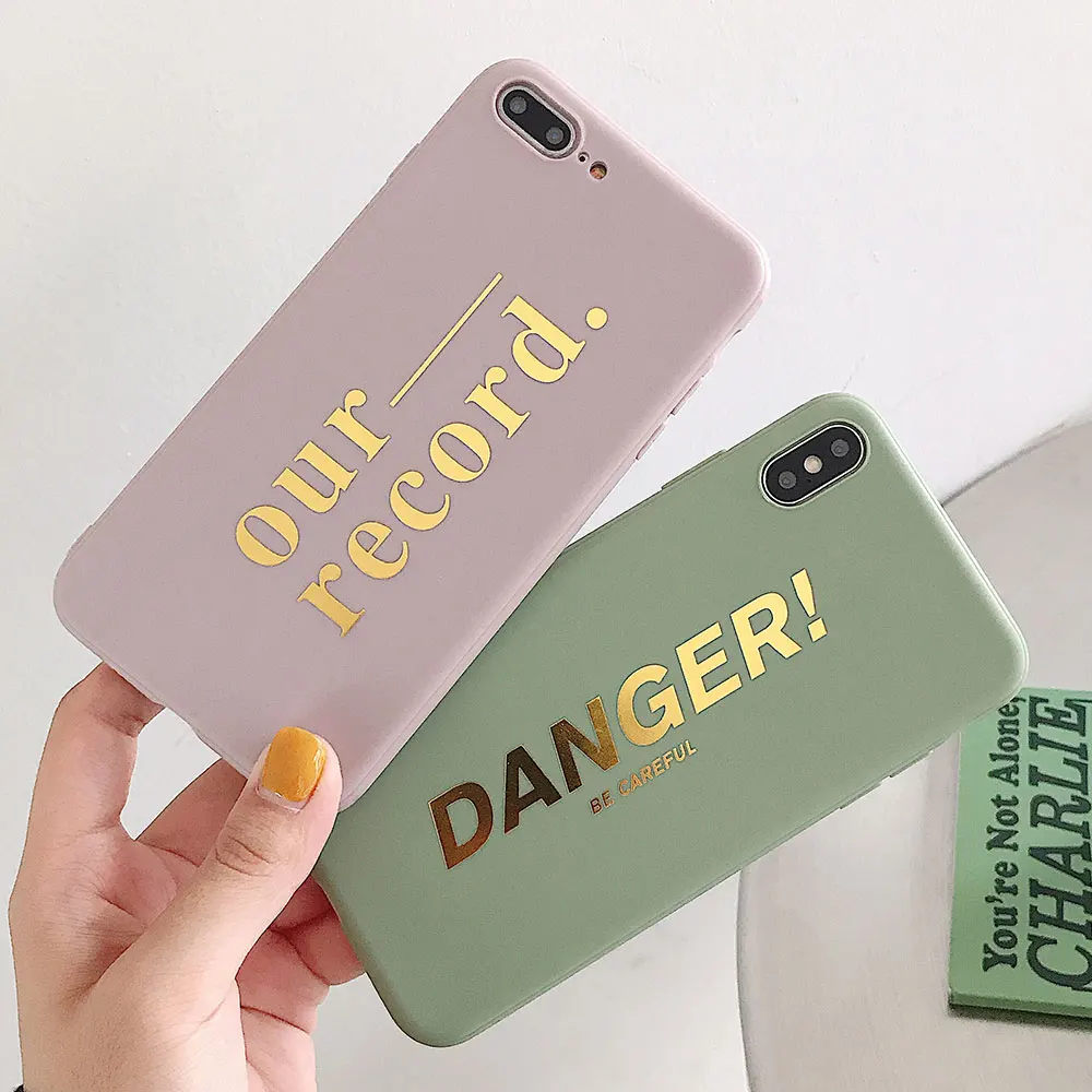 KISSCASE English Letter Phone Case For iPhone XR XS MAX X 7 8 6 6S Ultra Thin Cases Plus Soft TPU Back Cover |