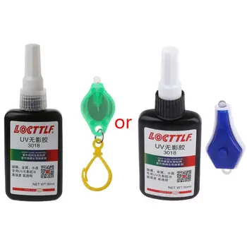 

UV Light 50ml UV Glue UV Curing Adhesive Transparent Crystal Glue Glass Adhesive