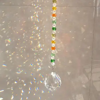 

30mm Crystal Window Sun Catcher Collection Beads Suncatcher Home Decor Rainbow Maker,Clear Crystal Prisms