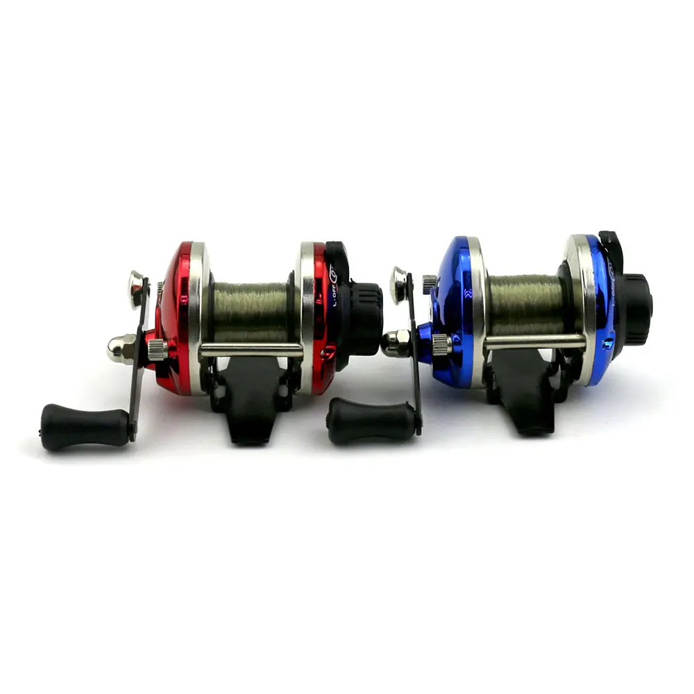 Mini Fishing Tackle Winter Outdoor with Line Alloy Waterproof Spinning Wheel Fishing Reel Gapless High Quality