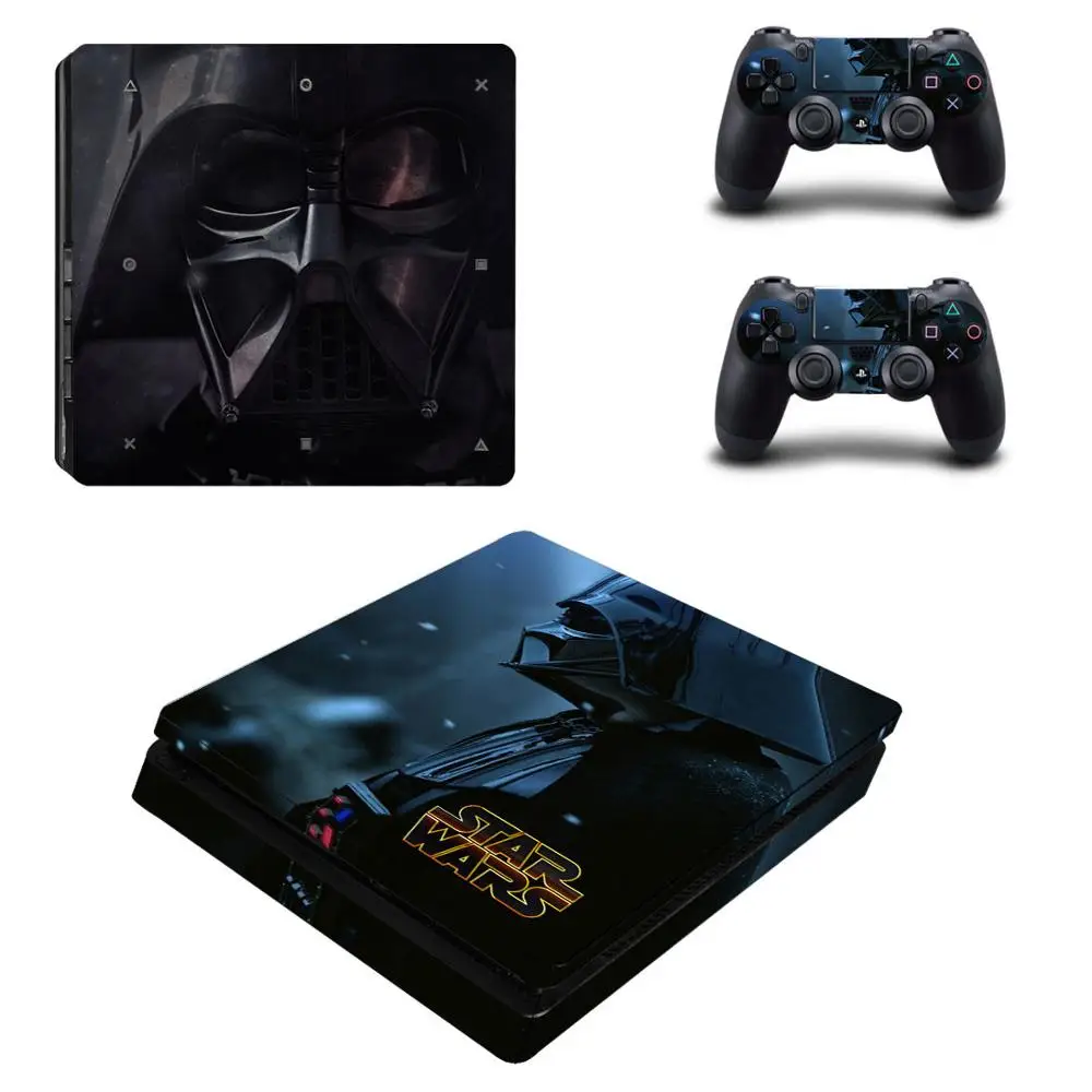 YSP4S-0574 Пленка Звездные войны PS4 Slim sticker s Play station 4 наклейки для кожи наклейки для playstation 4 PS4 Slim консоль и контроллер Кожа винил - Цвет: YSP4S-0574