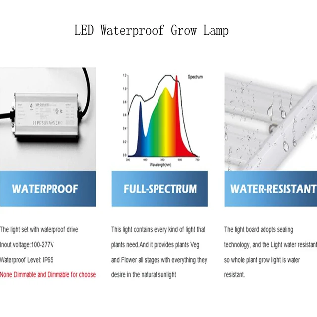 Led -Növény Növekedése Light Samsung Lb281B Chip Dimmable Teljes Spektrum -Termesztési Lámpa Beltéri Növényi Virágzöld Háztartási Fito Lámpához - Image 2