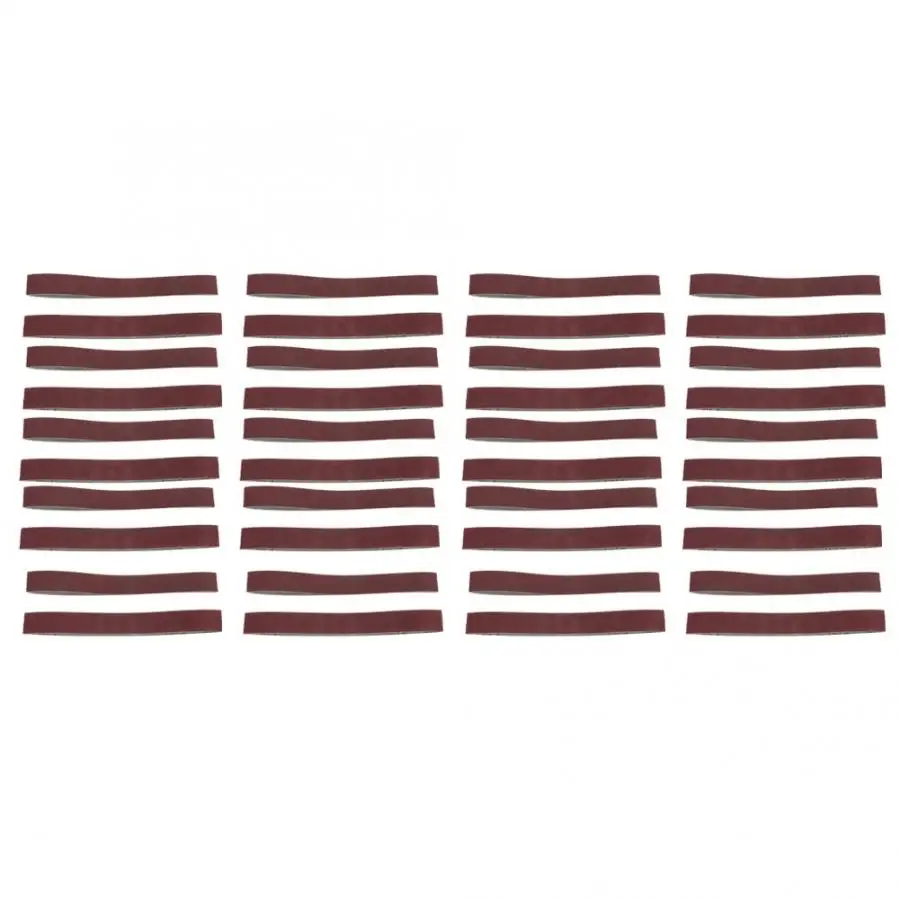 

10pcs Alumina Abrasive Belt Sanding Band Grinding Polishing Sandpaper Straps 533*30 150 Grit/180 Grit/240 Grit/320 Grit