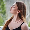 Elegant Big White Imitation Pearl Beads Choker Clavicle Chain Necklace For Women Wedding Jewelry Collar 2021 New 2
