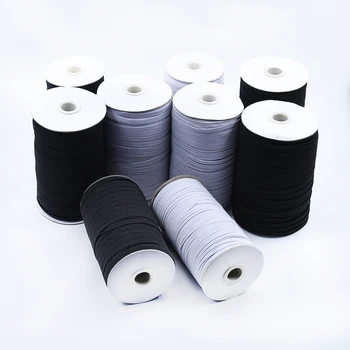

Elastic Bands 5Meters 3/6/8/10/12/15/25/30/35/40MM White Black Nylon Elastic Band Garment Trousers Sewing Accessories DIY Crafts