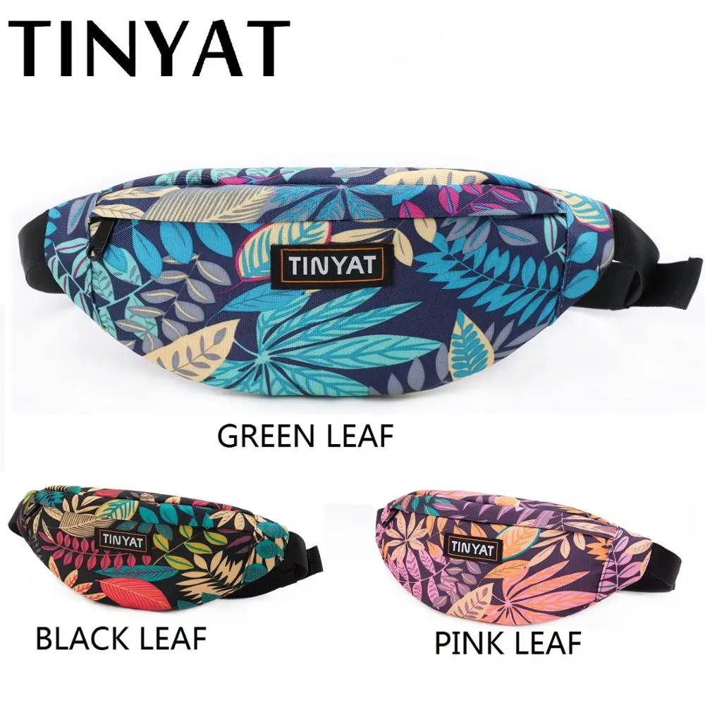 Bag Belt Banana-Bags Waist-Pack Fanny TINYAT Female Pouch Canvas Travel Unisex Fashion