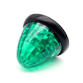 

Green Beehive Side Marker Lights Lights 12/24v DC 16-LED Sleeper Grommet