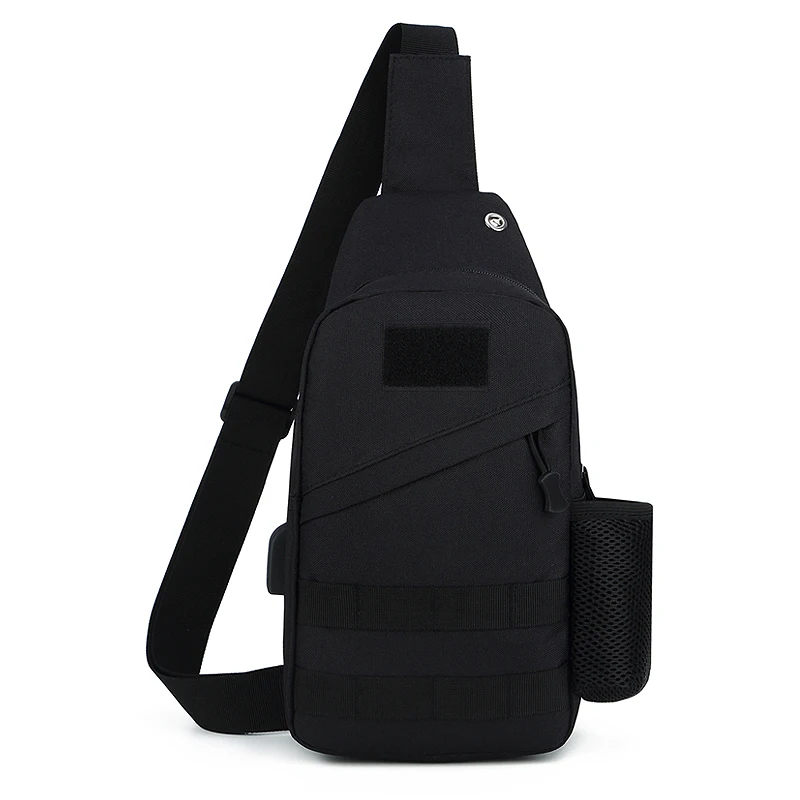 Черный Мужские сумки через плечо, chaleco tactico militar, нагрудная сумка для мужчин, bolso hombre, камуфляжная сумка через плечо, мужская сумка для путешествий - Цвет: Черный
