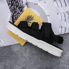 Дизайнерские сандалии для мужчин; уличная модная пляжная обувь; Легкая летняя обувь; дышащая вьетнамская спортивная обувь на платформе; гладиаторы