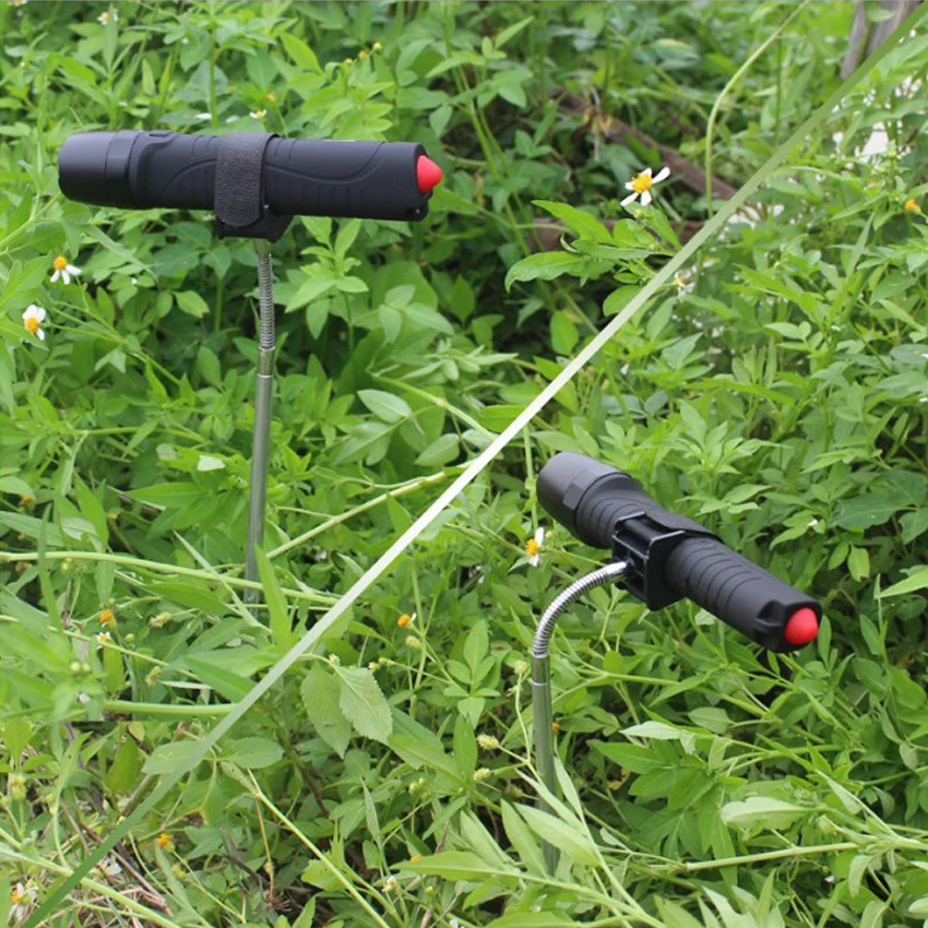 1 Piece Standard Holder Tripod Mount U shap Clip Grip Stand for diameter 20-50mm led Flashlight Torch Fishing light lamp