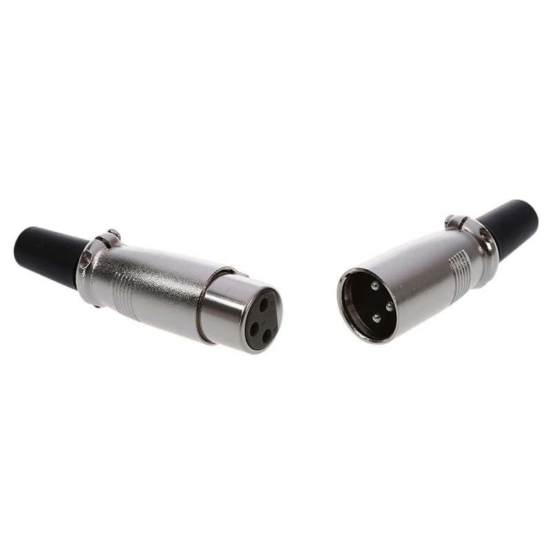 5 пар мужской/женский 3 Pin XLR разъем Miniphone MIC Аудио разъем
