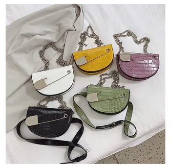 

Waist Bags Women's Tide Bag 2020 New Popular Summer Wild Ins Messenger Chain Bags Heuptas Dames Fashion One-shoulder Saddle Bag