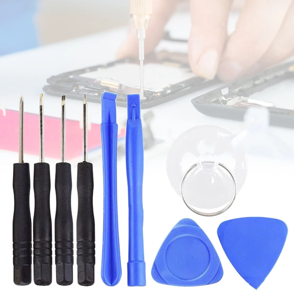 

9 in 1 Mobile Phone Repair Opening Tools Disassemble Kit for iPhone 4 4s 5 5s 6 6s Repair Tools Kit Screwdriver Set