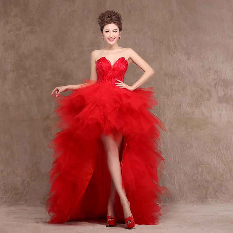 Evening Dress Sexy Feather Strapless Vintage Gown Party Prom Dresses Solo Performance | Свадьбы и торжества