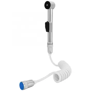 

Sprayer Set Kit ABS Electroplating Handheld Toilet Bathroom Bidet Sprayer Shower Head with Spring Tube G1/2 BSP Handheld