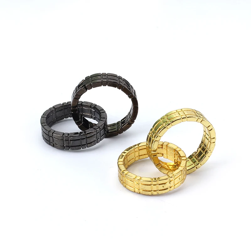 1set Himber Ring Gold Black color can choose Magic Tricks Ring Close Up Magic Props E3009