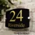 Customize MODERN DOOR NUMBER / ADDRESS PLAQUE GLASS ACRYLIC OUTDOOR HOUSE SIGN 13