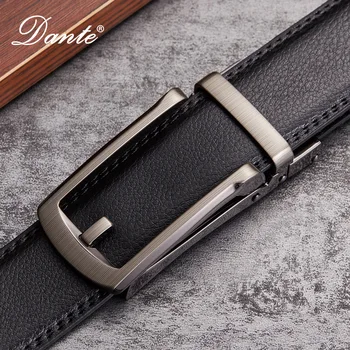 

dante Men Belt Automatic dermis Cow Leather Luxury Black Belt Men's Belts Automatic Buckle High Quality belt cummerbunds Male