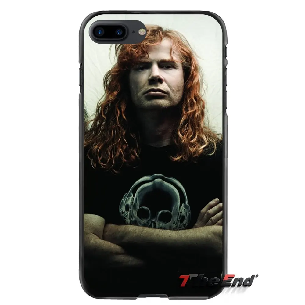 Музыка Megadeth для Apple iPhone 4 4s 5 5S 5C SE 6 6S 7 8 Plus X iPod Touch 4 5 6 Аксессуары чехлы для телефонов - Цвет: images 7