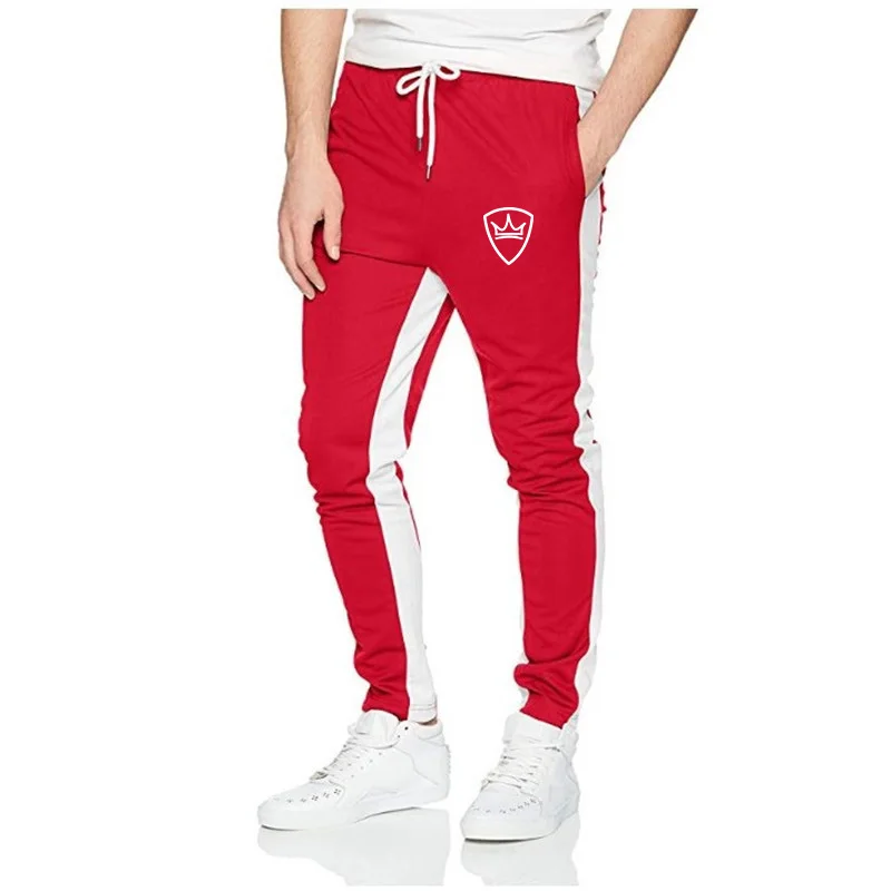 Повседневные Спортивные штаны, одноцветные модные уличные брюки, мужские штаны для бега, брендовые высококачественные Серые Мужские штаны
