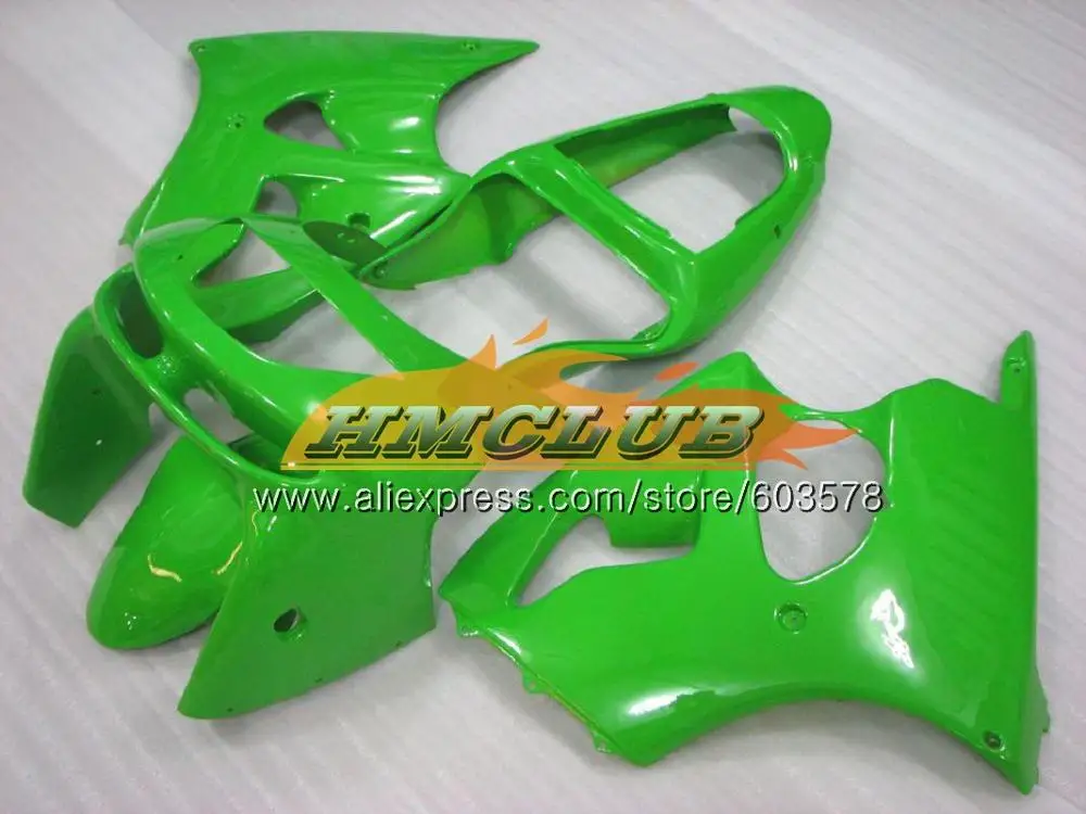 Корпус для KAWASAKI ZX-6R ZX-636 ZX600 ZX600CC 98 99 Зеленый blk 105CL. 34 600CC ZX636 ZX6R 98 99 ZX 636 ZX 6R 1998 1999 обтекатели - Цвет: No. 17