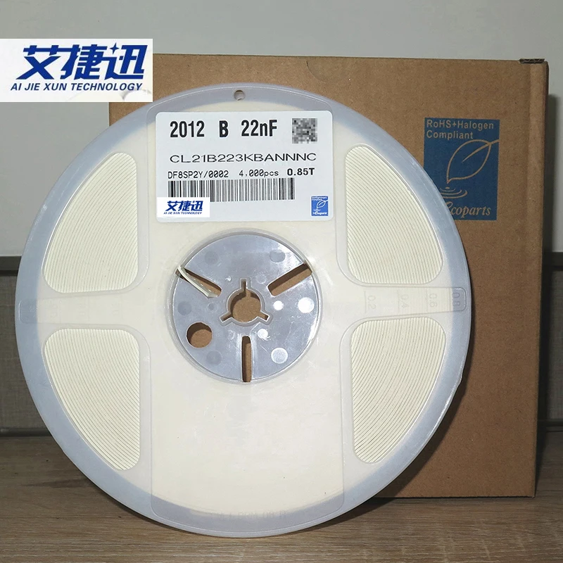 

4000/Reel CL21B223KBANNNC 0805 22nF 223K 50V ±10% X7R CHIP Capacitance