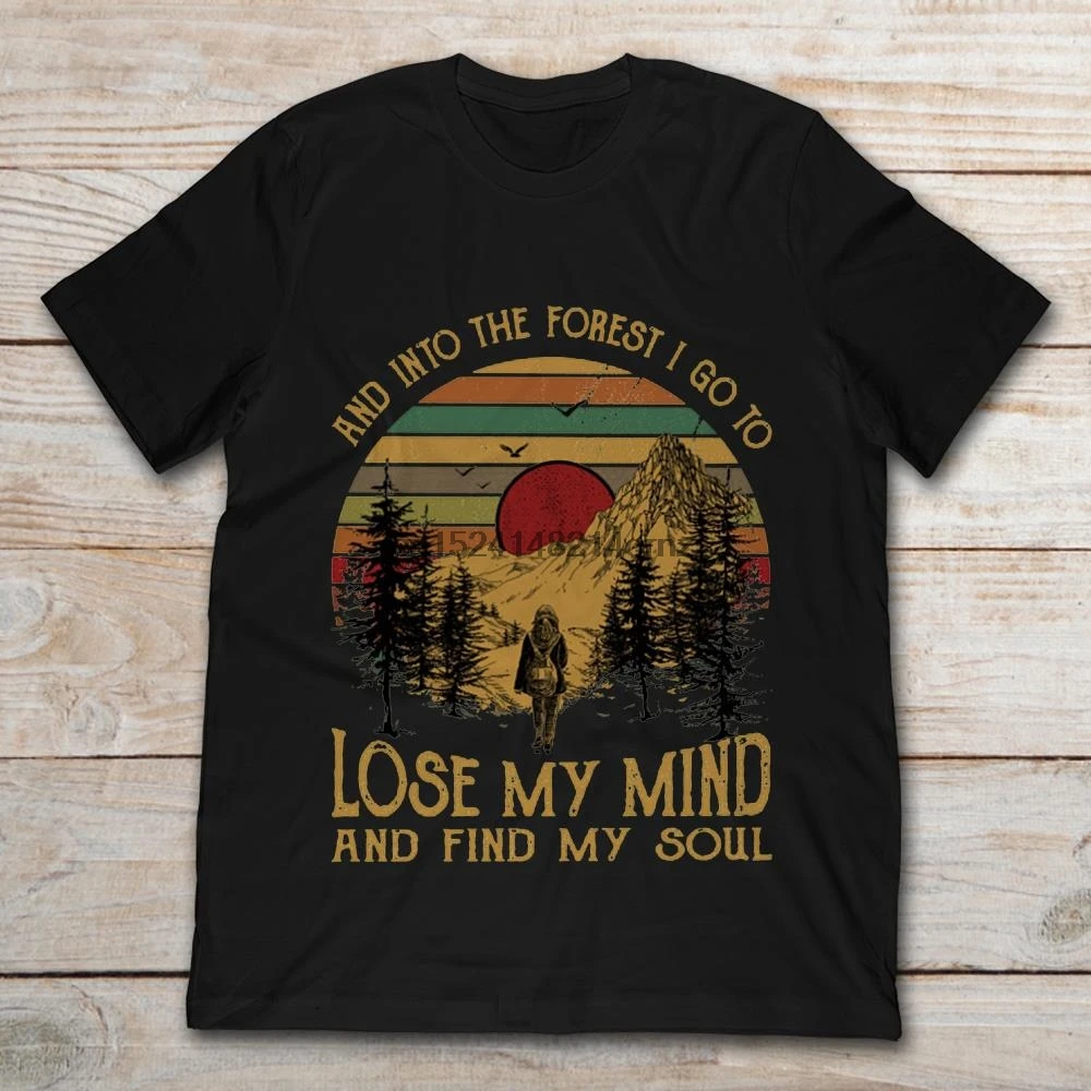 Бренд John Muir And Into The Forest I Go To Lose My Mind Find Soul Футболка мужская футболка с коротким