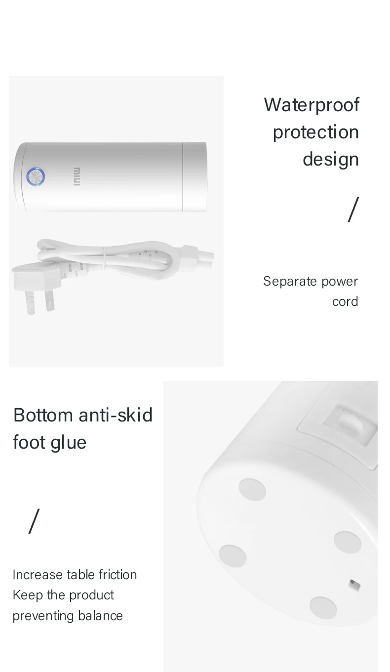 300ml Portable Electric KettlesThermal Cup Make tea Coffee Travel Boil water Keep warm Smart Water Kettle Kitchen Appliances