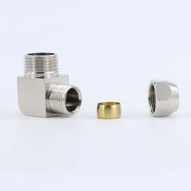 Tube Elbow right angle copper pipe joint 6mm-01/8-02/10-03/12-04 | Обустройство дома