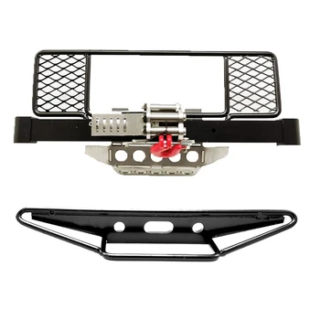 Metal Front Rear Bumper Protection Board Winch for MN D90 D91 D99 MN99S 1/12 RC Car Upgrade Spare Parts 1