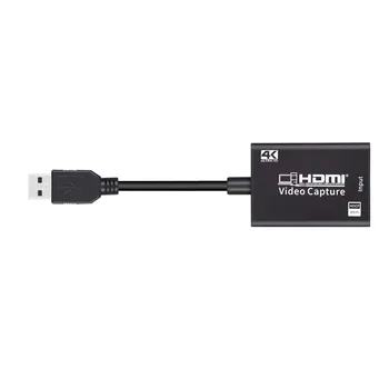 

Grabber Conference 4K 1080P Plug And Play Video Card HDMI To USB 2.0 Computer Online Teaching Live Streaming Game Device