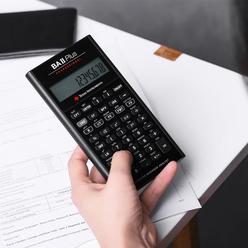 Ti BAII Plus Профессиональный CFA 10 цифр Led Calculatrice Calculadora Financial calculation студентов Financial Calculator