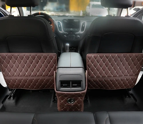 Brown Для Chevrolet Equinox задний подлокотник коробка анти-удар декоративная заплатка молдинг форма автомобиля украшение авто аксессуары - Цвет: Brown