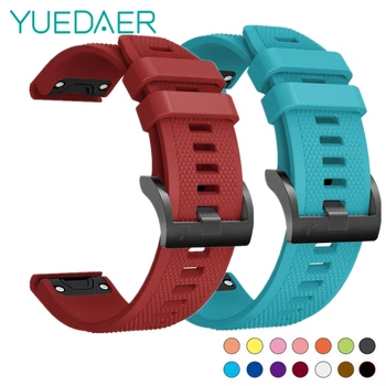 

YUEDAER Watchband For Garmin Fenix 5 Strap For Garmin Fenix 6 Pro 5 Plus Watch Band Silicon 22MM Quick Fit Fenix6 Fenix5 Bands
