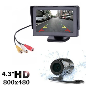 

4.3 Inch TFT LCD Car Monitor Monitor Display Night Vision Reverse Camera Parking System for Car Rearview Monitors NTSC PAL N29