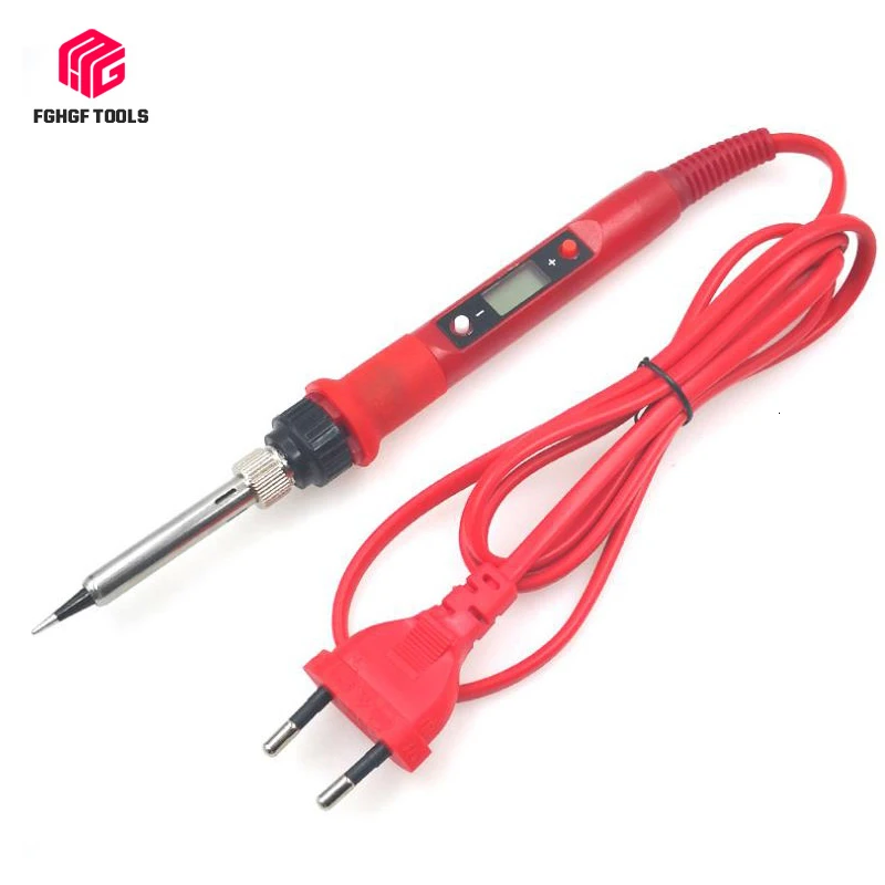 

FGHGF 220V 80W Digital Electric Soldering Iron Temperature Adjustable LCD Display Solder WeldingIron Tool Kit