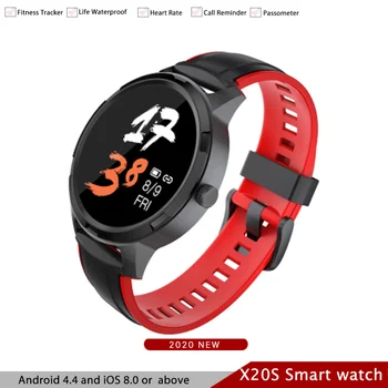 

X20S Music Control Smart Watch Heart Rate Blood Oxygen Monitor Weather Display Waterproof IP67 Smartwatch for Android & iPhone