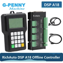 Gratis Verzending! Richauto Dsp A18 4 Axis Controller Originele A18 Engels Versie Gebruikt Voor Cnc Router Machine