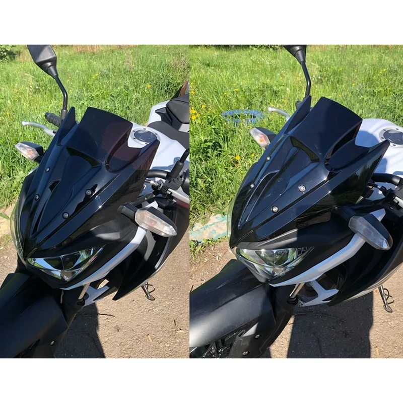 Лобовое стекло для Kawasaki Z250 Z300 Z 250 300 2013 2013- Double Bubble ветровое стекло ветровые дефлекторы аксессуары для мотоциклов