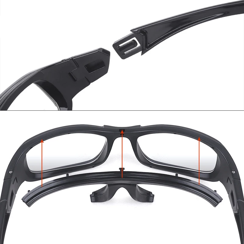 Sport Glasses Basketball Goggles Soccer Football Anti-collision Protector Eyewear For Cycling Running Myopia Frame sports glasses sports goggles