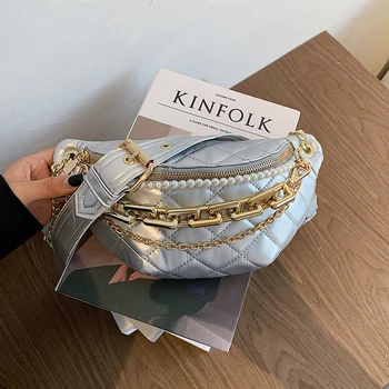 

С Доставкой Lingge Embroidery Thread Female 2020 Popular Fashion All-match Chain Messenger Bag Net Red Yang Pneumothorax Bag